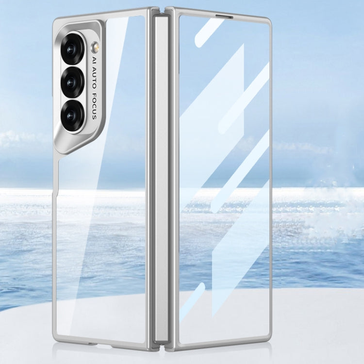 For Samsung Galaxy Z Fold6 GKK Integrated Electroplating Telescope Full Coverage Phone Case(Silver) by GKK