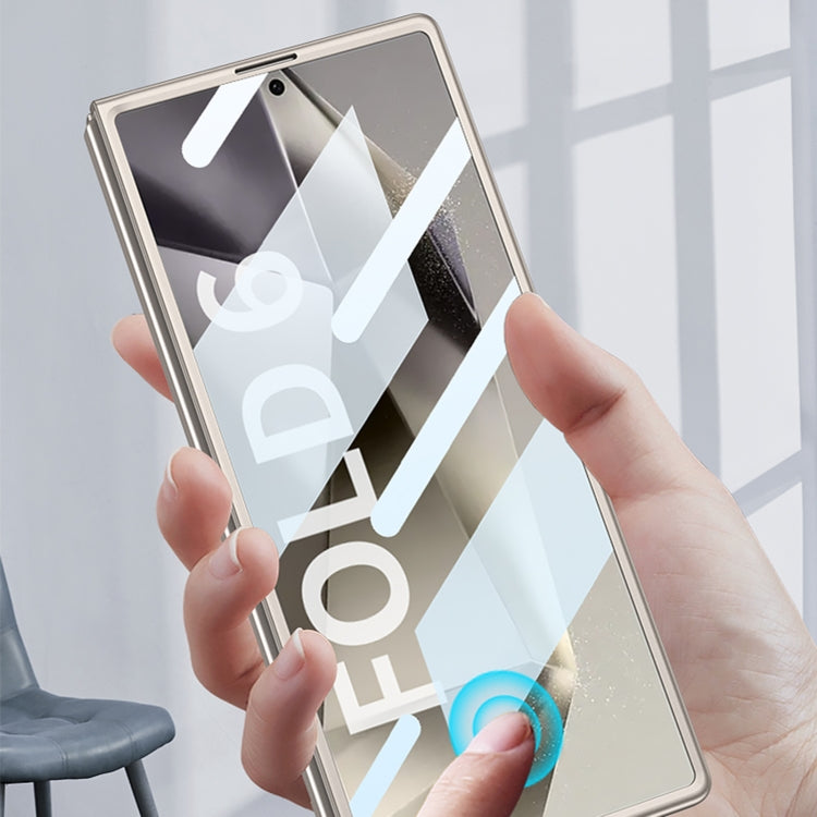 For Samsung Galaxy Z Fold6 GKK Integrated Electroplating Telescope Full Coverage Phone Case(Silver) by GKK