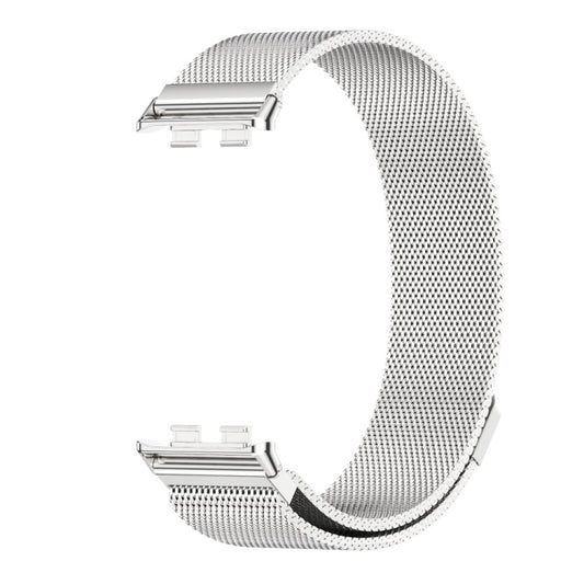 For Honor Band 10 / 9 MIJOBS Milan Magnetic Stainless Steel Watch Band(Silver) - Watch Bands by MIJOBS | Online Shopping UK | buy2fix