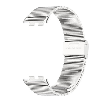 For Honor Band 10 / 9 MIJOBS Milan Buckle Stainless Steel Watch Band(Silver) - Watch Bands by MIJOBS | Online Shopping UK | buy2fix