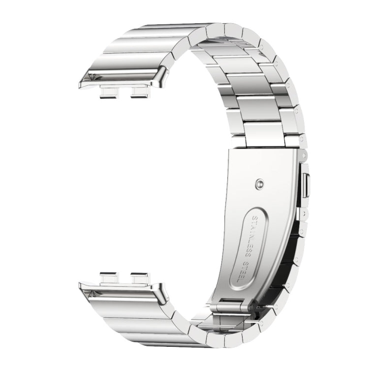 For Honor Band 10 / 9 MIJOBS Bamboo Stainless Steel Watch Band(Silver) - Watch Bands by MIJOBS | Online Shopping UK | buy2fix