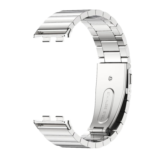 For Honor Band 10 / 9 MIJOBS Bamboo Stainless Steel Watch Band(Silver) - Watch Bands by MIJOBS | Online Shopping UK | buy2fix
