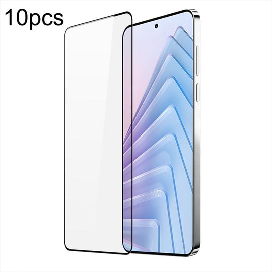 For Redmi Note 14 5G / 4G 163.25mm 10pcs DUX DUCIS 0.33mm 9H Medium Alumina Tempered Glass Film