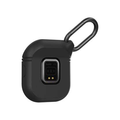 D8 Pro 2.01 inch 2 in 1 Bluetooth Earphone Silicone Strap Smart Watch, Support NFC with Cover(Black) by buy2fix