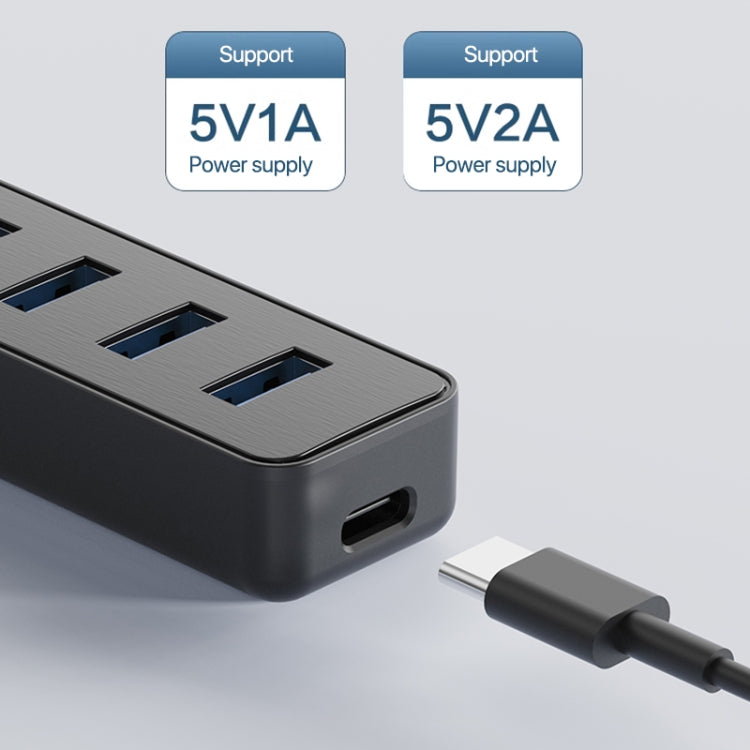 5 in 1 USB Multi-function Docking Station, interface: Type-C by buy2fix