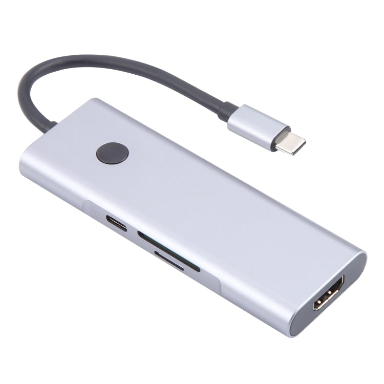 BYL-2410 9 in 1 Type-C to USB Multi-function Docking Station by buy2fix