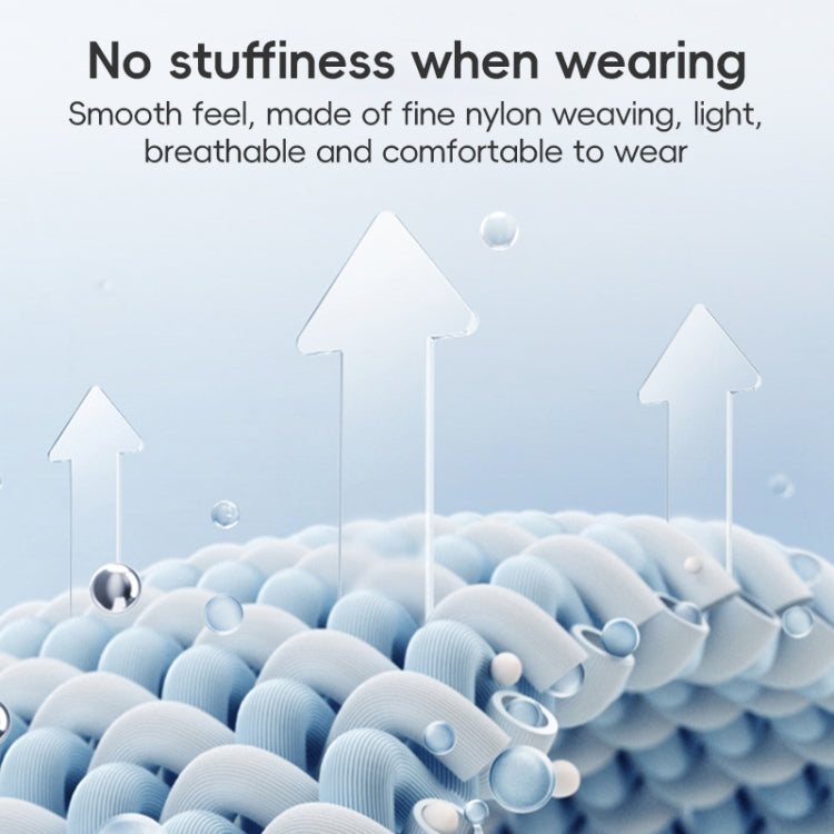 For Apple Watch Ultra 49mm Dual-Section Loop Nylon Watch Band(Storm Blue) by buy2fix