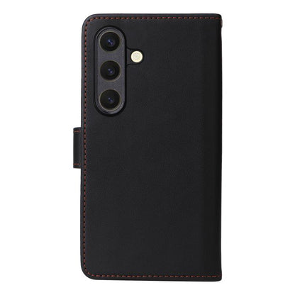 For Samsung Galaxy S25 5G BETOPNICE BN-005 2 in 1 Detachable Imitate Genuine Leather Phone Case(Black) - Galaxy S25 5G Cases by BETOPNICE | Online Shopping UK | buy2fix