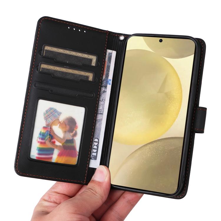 For Samsung Galaxy S25 5G BETOPNICE BN-005 2 in 1 Detachable Imitate Genuine Leather Phone Case(Black) - Galaxy S25 5G Cases by BETOPNICE | Online Shopping UK | buy2fix
