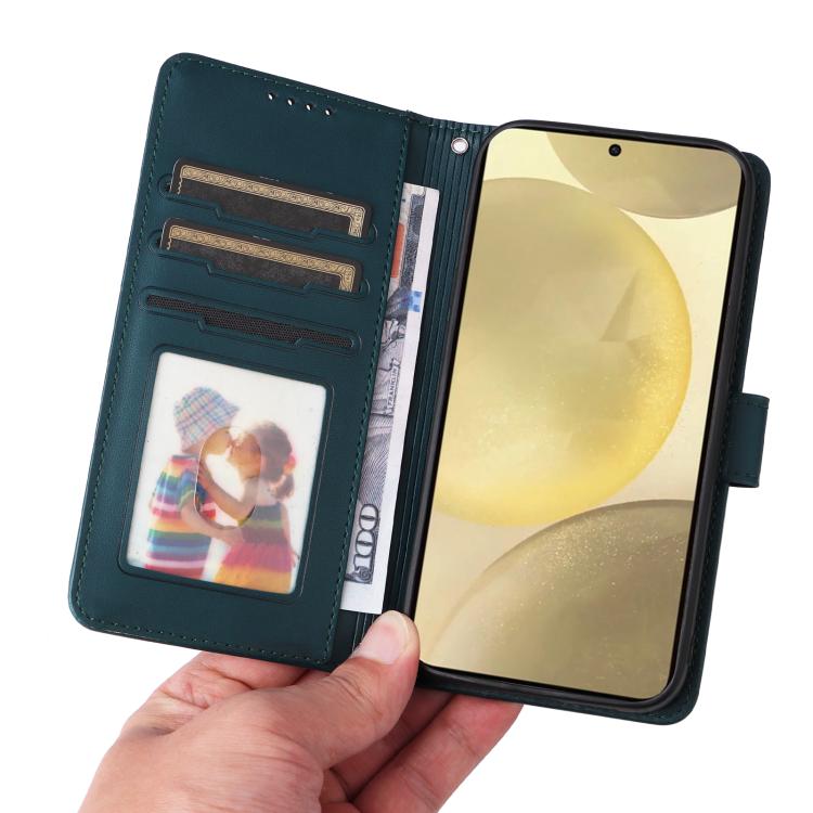 For Samsung Galaxy S25 5G BETOPNICE BN-005 2 in 1 Detachable Imitate Genuine Leather Phone Case(Blue) - Galaxy S25 5G Cases by BETOPNICE | Online Shopping UK | buy2fix