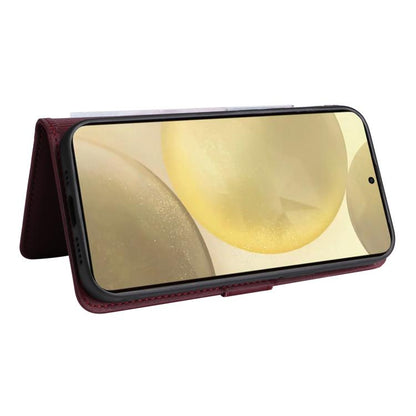 For Samsung Galaxy S25 5G BETOPNICE BN-005 2 in 1 Detachable Imitate Genuine Leather Phone Case(Wine Red) - Galaxy S25 5G Cases by BETOPNICE | Online Shopping UK | buy2fix