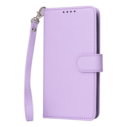 For Samsung Galaxy S25+ 5G BETOPNICE BN-005 2 in 1 Detachable Imitate Genuine Leather Phone Case(Light Purple) - Galaxy S25+ 5G Cases by BETOPNICE | Online Shopping UK | buy2fix