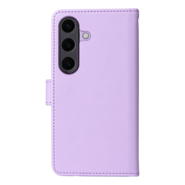 For Samsung Galaxy S25+ 5G BETOPNICE BN-005 2 in 1 Detachable Imitate Genuine Leather Phone Case(Light Purple) - Galaxy S25+ 5G Cases by BETOPNICE | Online Shopping UK | buy2fix
