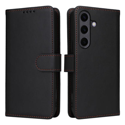 For Samsung Galaxy S25+ 5G BETOPNICE BN-005 2 in 1 Detachable Imitate Genuine Leather Phone Case(Black) - Galaxy S25+ 5G Cases by BETOPNICE | Online Shopping UK | buy2fix