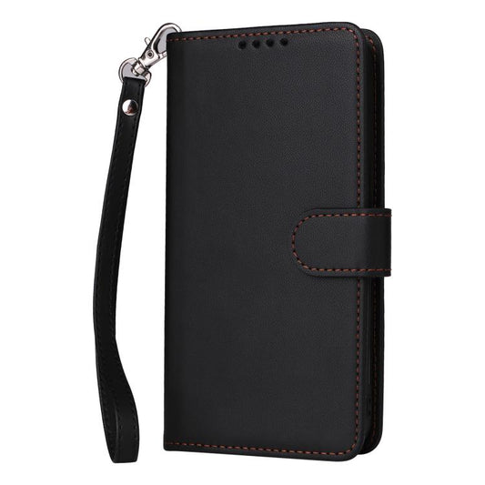 For Samsung Galaxy S25+ 5G BETOPNICE BN-005 2 in 1 Detachable Imitate Genuine Leather Phone Case(Black) - Galaxy S25+ 5G Cases by BETOPNICE | Online Shopping UK | buy2fix