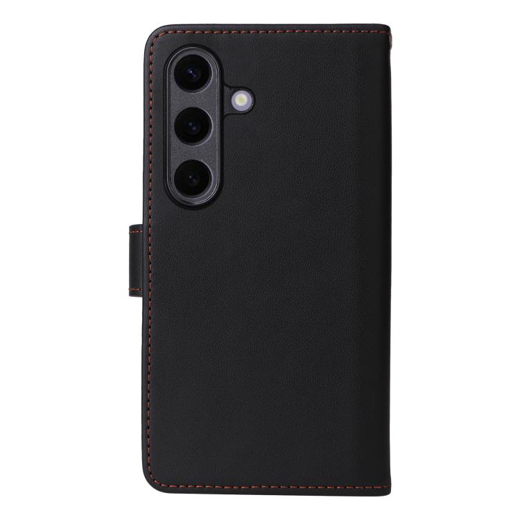 For Samsung Galaxy S25+ 5G BETOPNICE BN-005 2 in 1 Detachable Imitate Genuine Leather Phone Case(Black) - Galaxy S25+ 5G Cases by BETOPNICE | Online Shopping UK | buy2fix