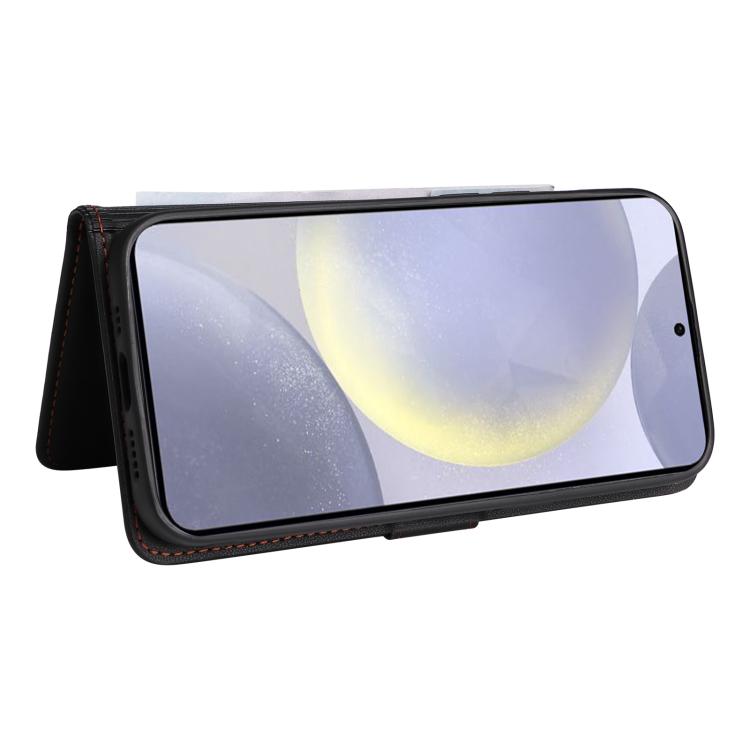 For Samsung Galaxy S25+ 5G BETOPNICE BN-005 2 in 1 Detachable Imitate Genuine Leather Phone Case(Black) - Galaxy S25+ 5G Cases by BETOPNICE | Online Shopping UK | buy2fix