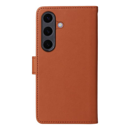 For Samsung Galaxy S25+ 5G BETOPNICE BN-005 2 in 1 Detachable Imitate Genuine Leather Phone Case(Brown) - Galaxy S25+ 5G Cases by BETOPNICE | Online Shopping UK | buy2fix