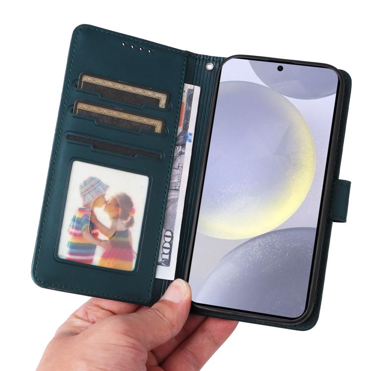 For Samsung Galaxy S25+ 5G BETOPNICE BN-005 2 in 1 Detachable Imitate Genuine Leather Phone Case(Blue) - Galaxy S25+ 5G Cases by BETOPNICE | Online Shopping UK | buy2fix