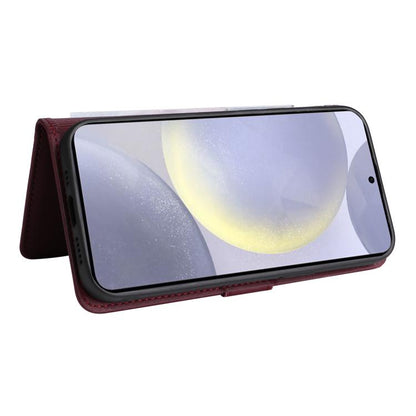For Samsung Galaxy S25+ 5G BETOPNICE BN-005 2 in 1 Detachable Imitate Genuine Leather Phone Case(Wine Red) - Galaxy S25+ 5G Cases by BETOPNICE | Online Shopping UK | buy2fix