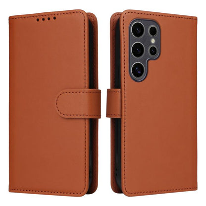 For Samsung Galaxy S25 Ultra 5G BETOPNICE BN-005 2 in 1 Detachable Imitate Genuine Leather Phone Case(Brown) - Galaxy S25 Ultra 5G Cases by BETOPNICE | Online Shopping UK | buy2fix
