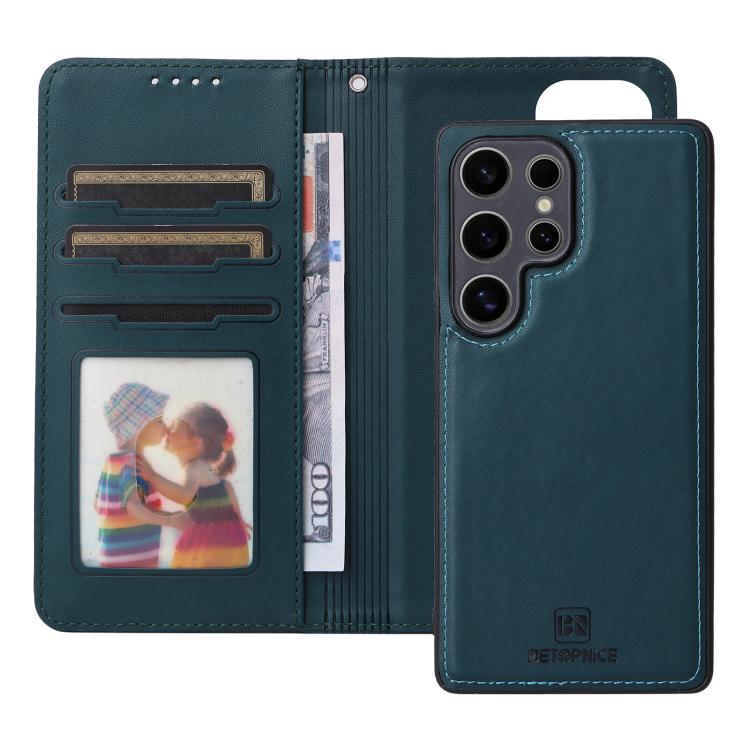 For Samsung Galaxy S25 Ultra 5G BETOPNICE BN-005 2 in 1 Detachable Imitate Genuine Leather Phone Case(Blue) - Galaxy S25 Ultra 5G Cases by BETOPNICE | Online Shopping UK | buy2fix