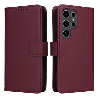 For Samsung Galaxy S25 Ultra 5G BETOPNICE BN-005 2 in 1 Detachable Imitate Genuine Leather Phone Case(Wine Red) - Galaxy S25 Ultra 5G Cases by BETOPNICE | Online Shopping UK | buy2fix