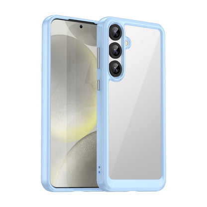 For Samsung Galaxy S25+ 5G Colorful Series Acrylic Hybrid TPU Phone Case(Blue) by buy2fix