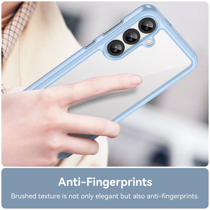 For Samsung Galaxy S25+ 5G Colorful Series Acrylic Hybrid TPU Phone Case(Blue) by buy2fix