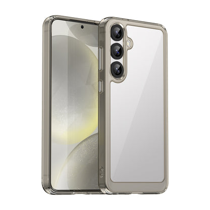 For Samsung Galaxy S25+ 5G Colorful Series Acrylic Hybrid TPU Phone Case(Transparent Grey) by buy2fix