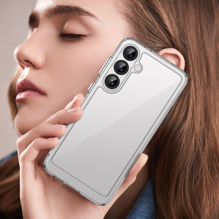 For Samsung Galaxy S25+ 5G Colorful Series Acrylic Hybrid TPU Phone Case(Transparent) by buy2fix