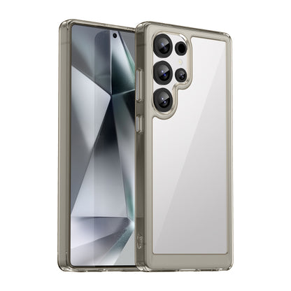 For Samsung Galaxy S25 Ultra 5G Colorful Series Acrylic Hybrid TPU Phone Case(Transparent Grey) by buy2fix