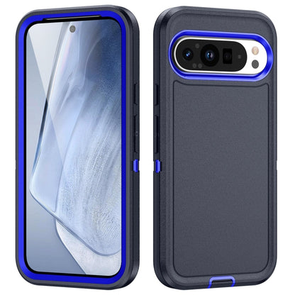 For Google Pixel 9 Pro Life Waterproof Rugged PC + Silicone Phone Case(Dark Blue + Royal Blue) by buy2fix
