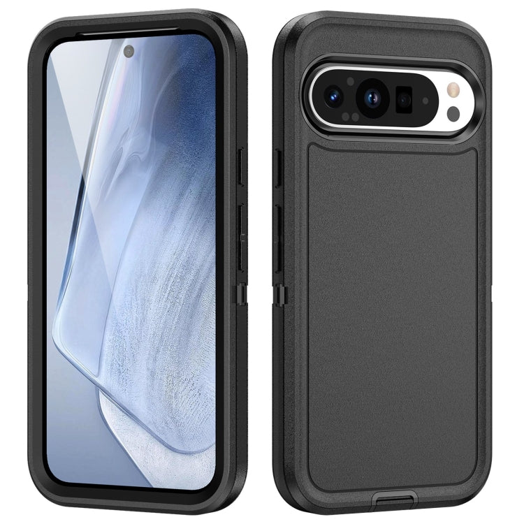 For Google Pixel 9 Life Waterproof Rugged PC + Silicone Phone Case(Black) by buy2fix