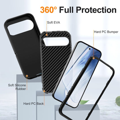 For Google Pixel 9 Life Waterproof Rugged PC + Silicone Phone Case(Black) by buy2fix