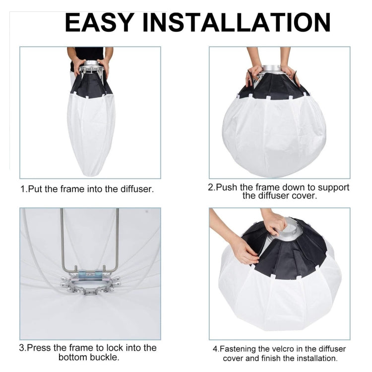 Godox Folding Lantern Softbox Bowens Mount Softbox, Model:CS-50D -  by Godox | Online Shopping UK | buy2fix