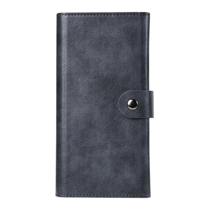 For iPhone 16 Plus ViLi GVS Series MagSafe Magnetic RFID Leather Phone Case(Black) - iPhone 16 Plus Cases by ViLi | Online Shopping UK | buy2fix