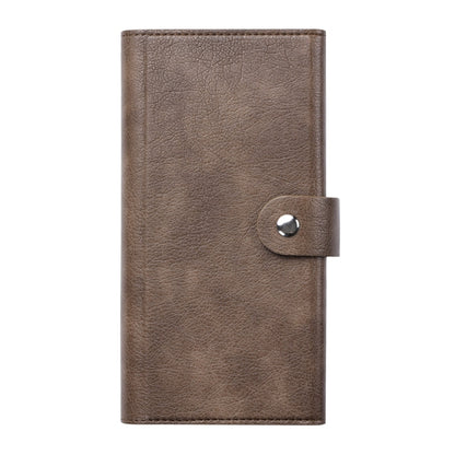 For iPhone 16 Plus ViLi GVS Series MagSafe Magnetic RFID Leather Phone Case(Coffee) - iPhone 16 Plus Cases by ViLi | Online Shopping UK | buy2fix