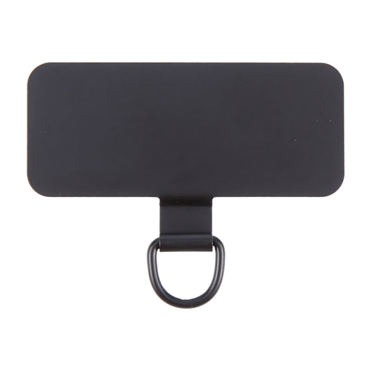 Rectangle Metal Mobile Phone Lanyard Fixing Gasket(Black) - Lanyards & Wrist Straps by buy2fix | Online Shopping UK | buy2fix