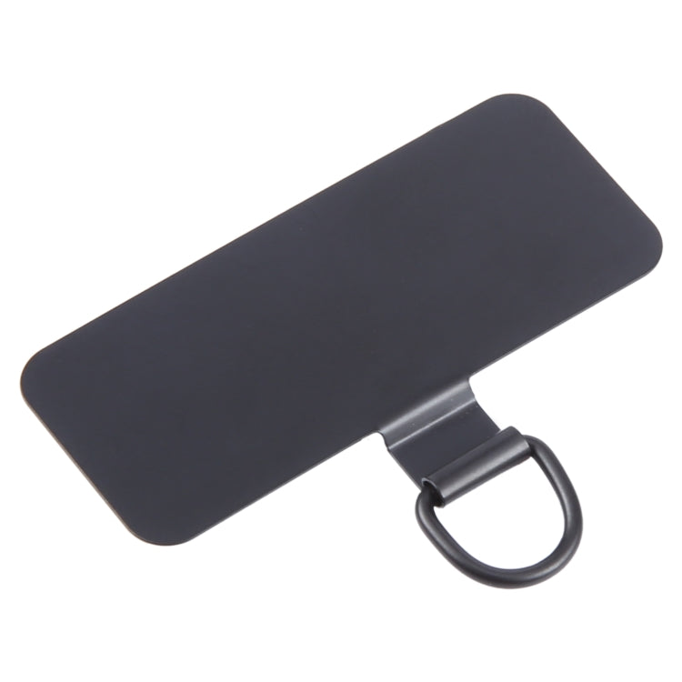 Rectangle Metal Mobile Phone Lanyard Fixing Gasket(Black) - Lanyards & Wrist Straps by buy2fix | Online Shopping UK | buy2fix