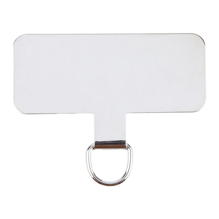 Rectangle Metal Mobile Phone Lanyard Fixing Gasket(Silver) - Lanyards & Wrist Straps by buy2fix | Online Shopping UK | buy2fix