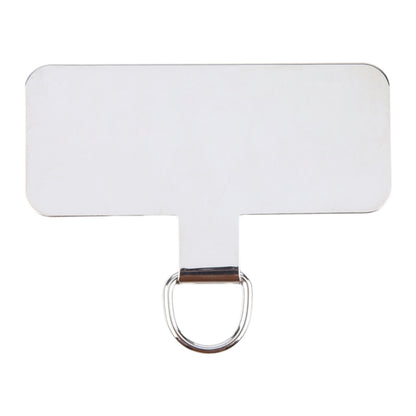 Rectangle Metal Mobile Phone Lanyard Fixing Gasket(Silver) - Lanyards & Wrist Straps by buy2fix | Online Shopping UK | buy2fix