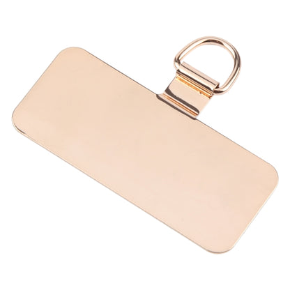 Rectangle Metal Mobile Phone Lanyard Fixing Gasket(Gold) - Lanyards & Wrist Straps by buy2fix | Online Shopping UK | buy2fix