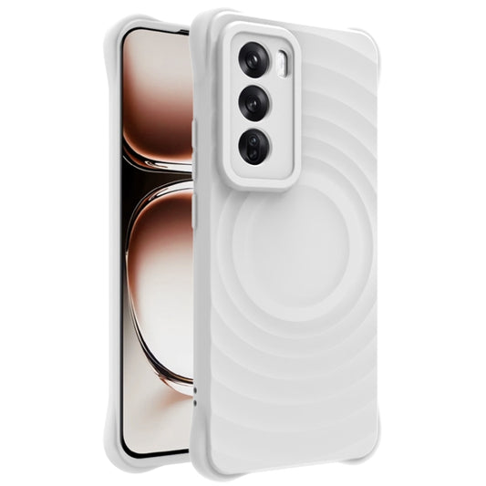 For OPPO Reno12 Global IMAK UC-6 Series Manbo Frosting Soft Phone Case(White) - OPPO Cases by imak | Online Shopping UK | buy2fix