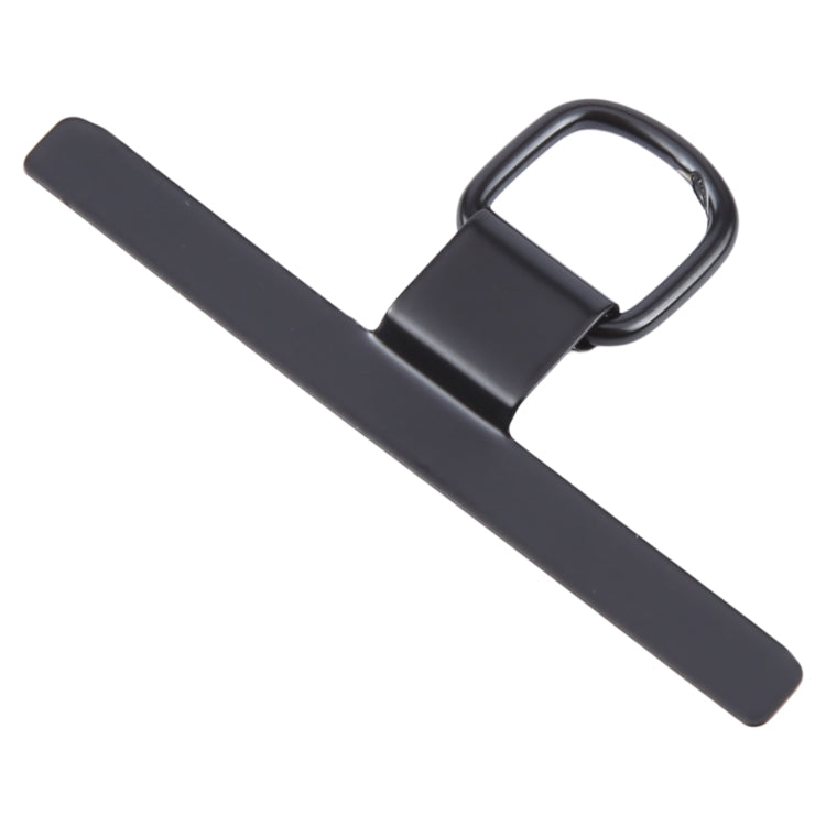 T-shape Metal Mobile Phone Lanyard Fixing Gasket(Black) - Lanyards & Wrist Straps by buy2fix | Online Shopping UK | buy2fix