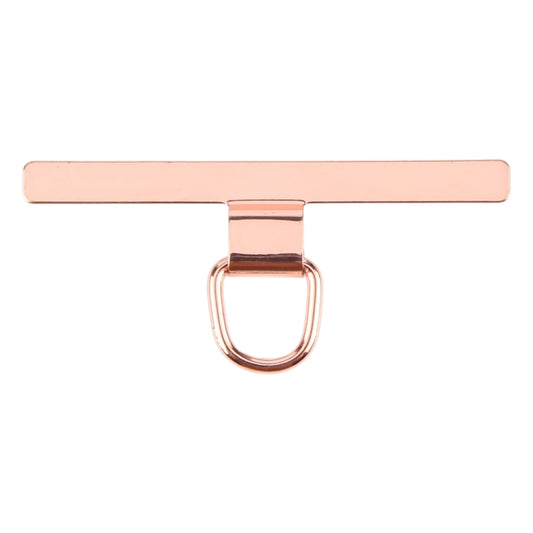T-shape Metal Mobile Phone Lanyard Fixing Gasket(Rose Gold) - Lanyards & Wrist Straps by buy2fix | Online Shopping UK | buy2fix