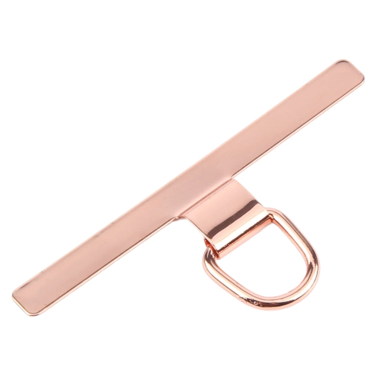 T-shape Metal Mobile Phone Lanyard Fixing Gasket(Rose Gold) - Lanyards & Wrist Straps by buy2fix | Online Shopping UK | buy2fix