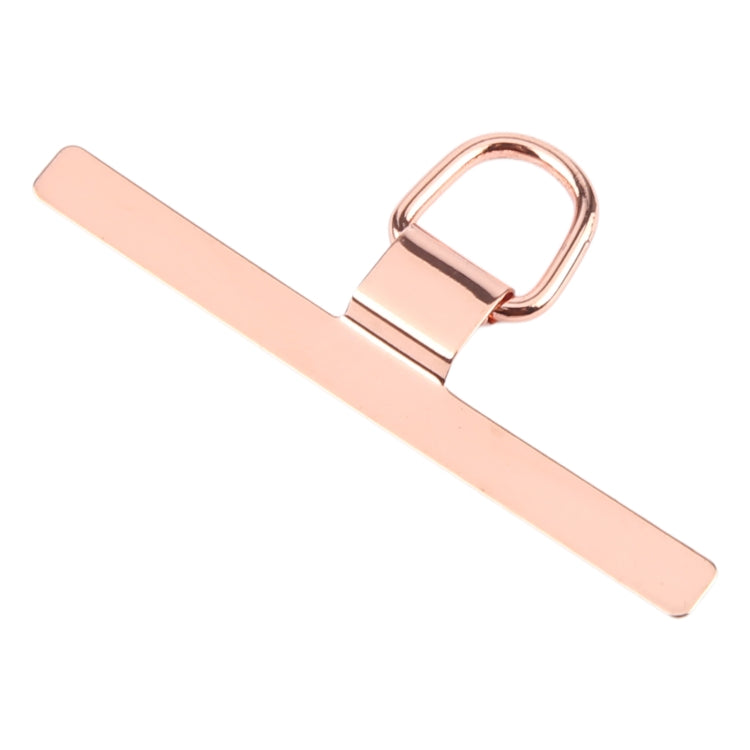 T-shape Metal Mobile Phone Lanyard Fixing Gasket(Rose Gold) - Lanyards & Wrist Straps by buy2fix | Online Shopping UK | buy2fix