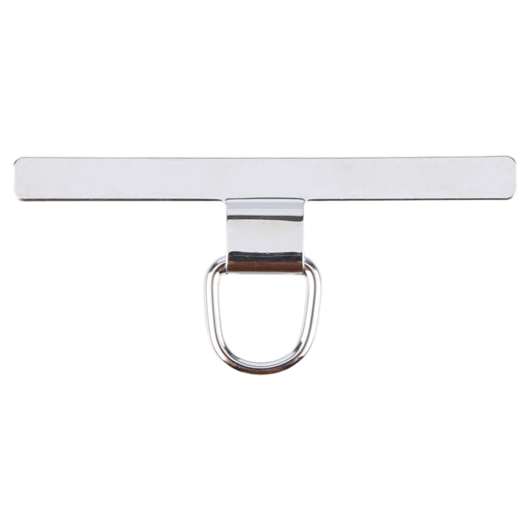 T-shape Metal Mobile Phone Lanyard Fixing Gasket(Silver) - Lanyards & Wrist Straps by buy2fix | Online Shopping UK | buy2fix