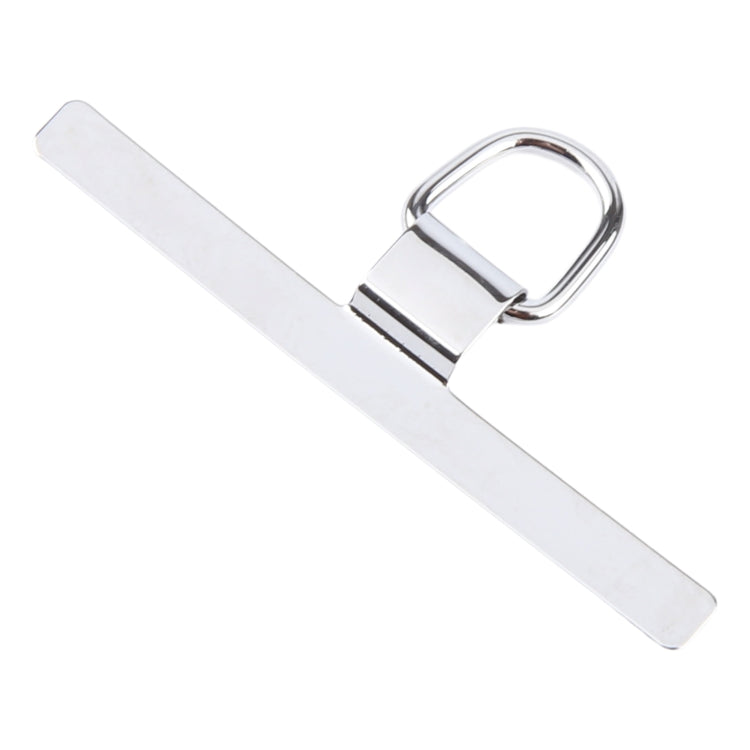 T-shape Metal Mobile Phone Lanyard Fixing Gasket(Silver) - Lanyards & Wrist Straps by buy2fix | Online Shopping UK | buy2fix